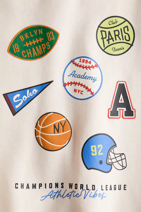 Свитшот с принтом