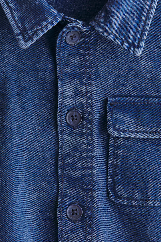 Рубашка-пиджак из денима