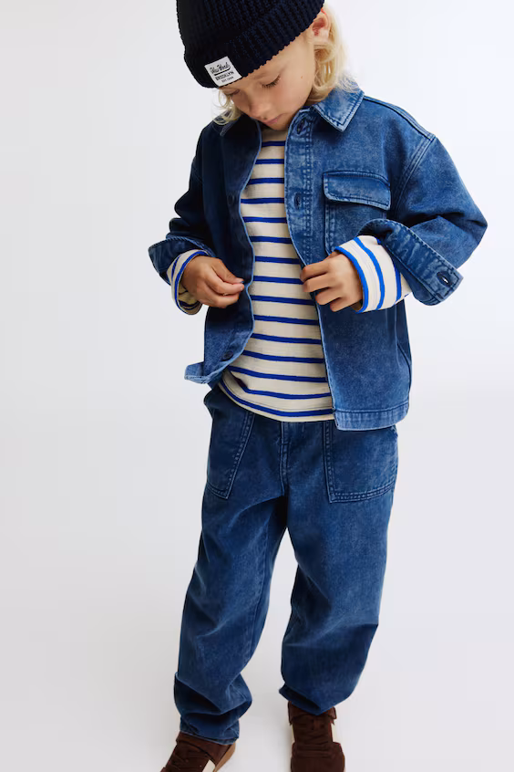 Рубашка-пиджак из денима