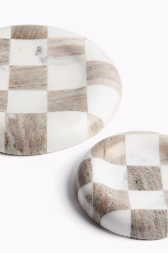 Большой мраморный лоток