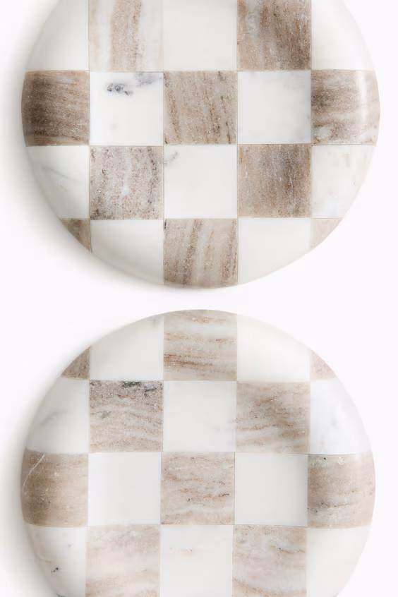 Большой мраморный лоток