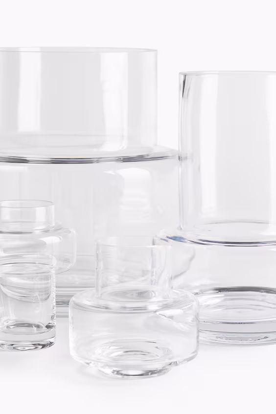 Стеклянная кувшин с объемным эффектом