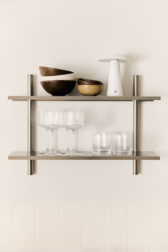 Набор из 4 стаканов со стеклянным эффектом