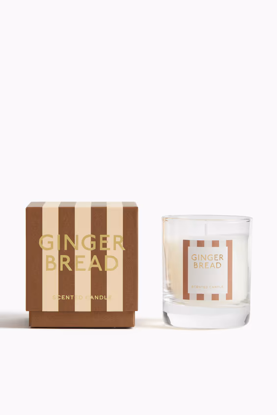 Ароматическая свеча в стеклянном контейнере