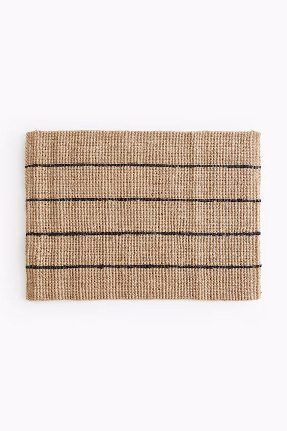 Коврик из джута