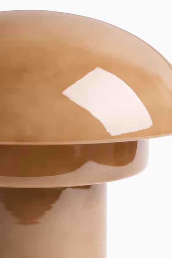 Настольная лампа из стекла