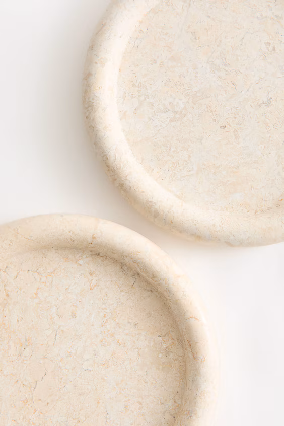 Большая мраморная поднос