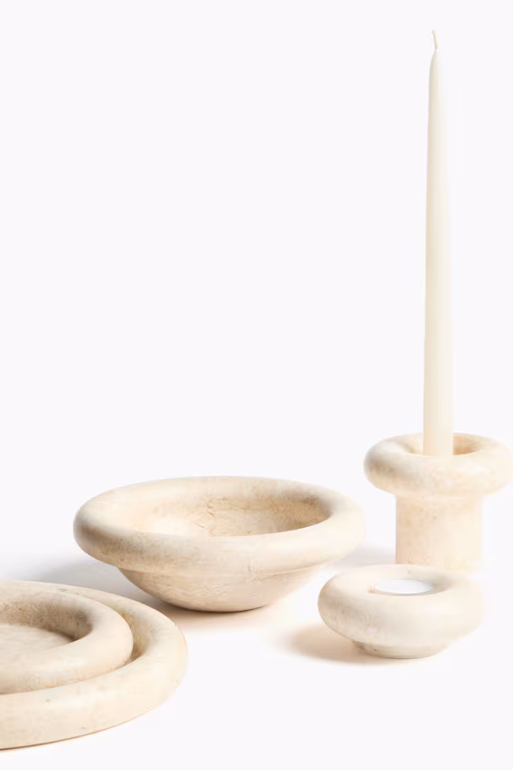 Большая мраморная поднос