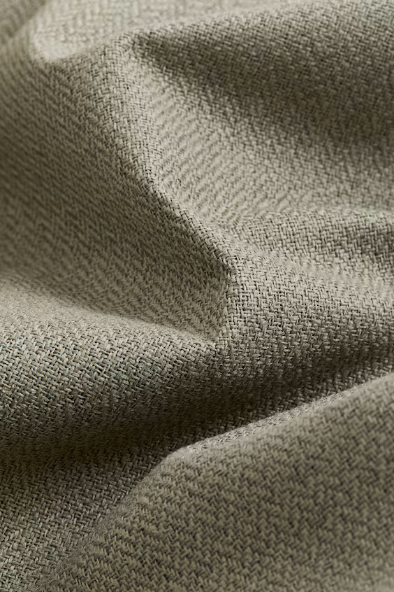 Набор из 2 штор-затемнителей из ткани с рубчиком