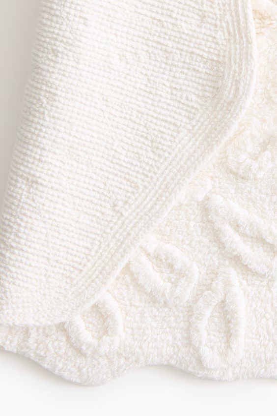 Пушистый ватный коврик для ванной комнаты из хлопка