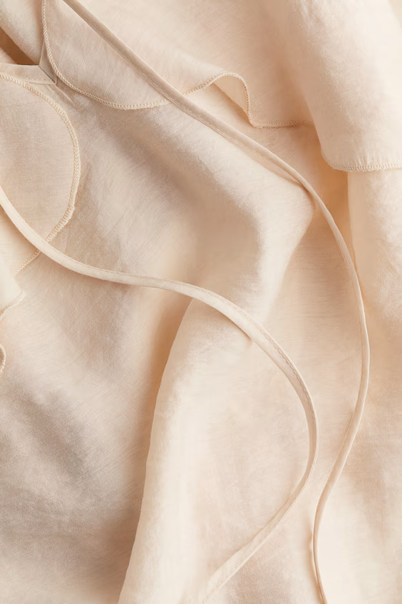 Платье из смесового модала с оборками