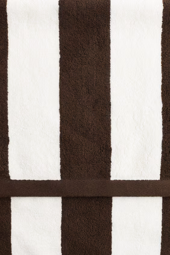 Рушник для рук в полоску