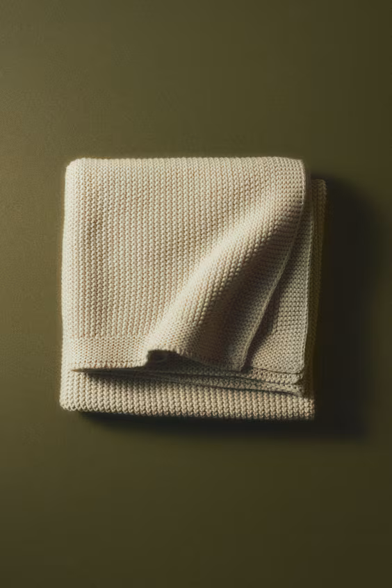 Одеяло для младенцев из хлопкового рисового трикотажа