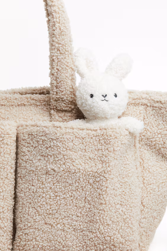 Меняющаяся сумка для подгузников из меха