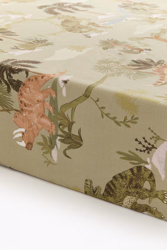 Простынь-кейс из хлопка с узором