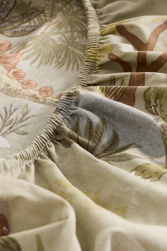 Простынь-кейс из хлопка с узором