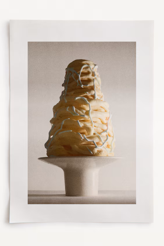 Противень с узором брызг