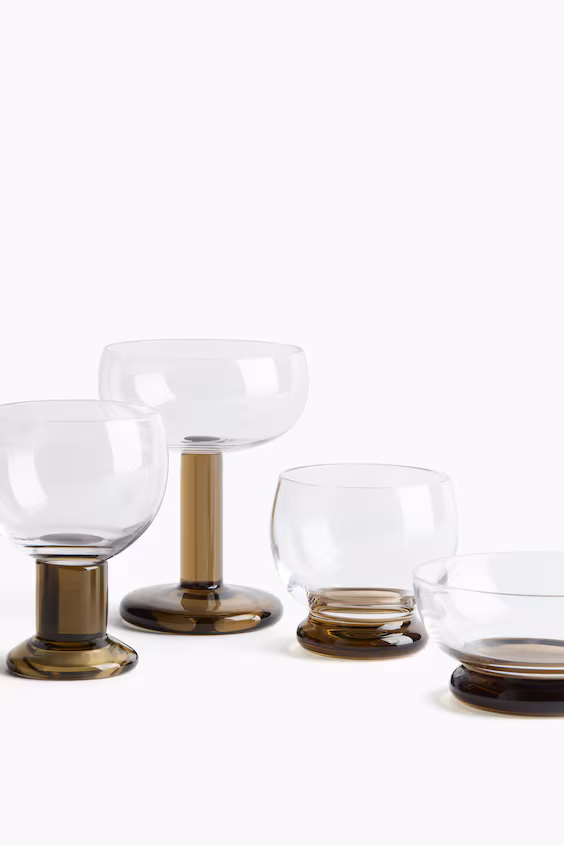 Набор из 2 бокалов для вина из выдувного стекла