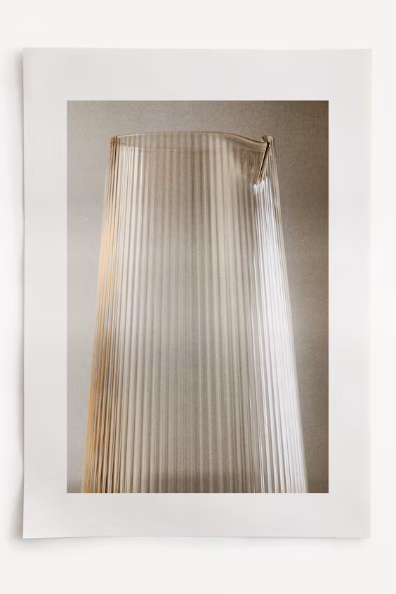 Графа стеклянная с рифленым эффектом