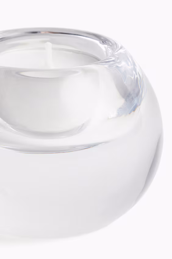 Свеча-лампарник из стекла