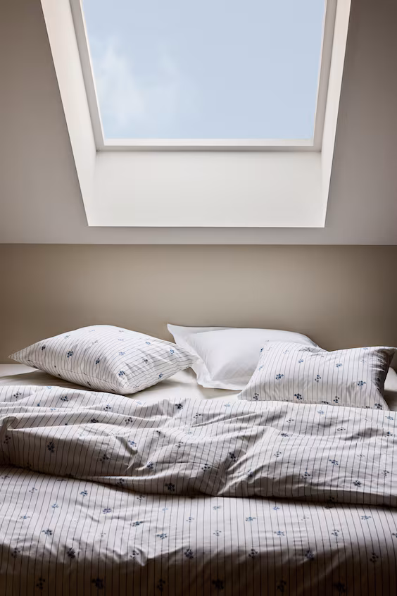 Постельное белье для двуспальной кровати из перкаля