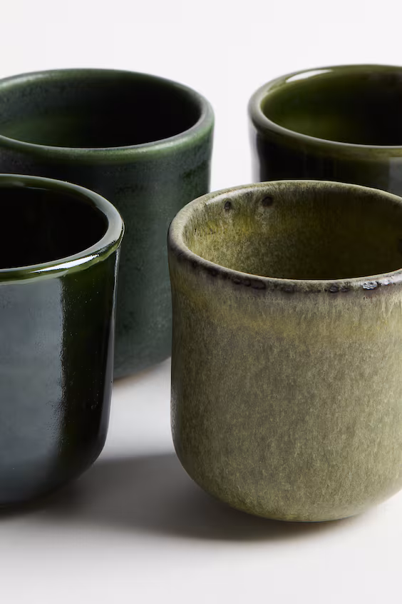 Набор из 4 чашек для эспрессо