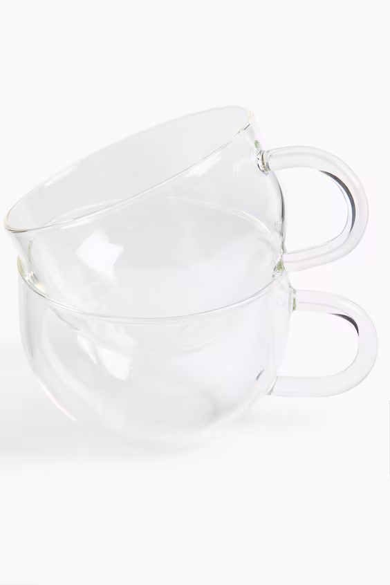 Набор из 2 стаканов из стекла