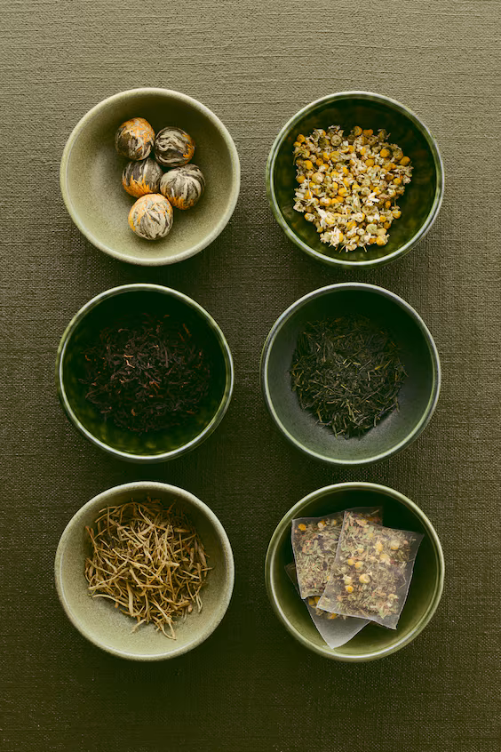 Набор из 4 мисок из греса