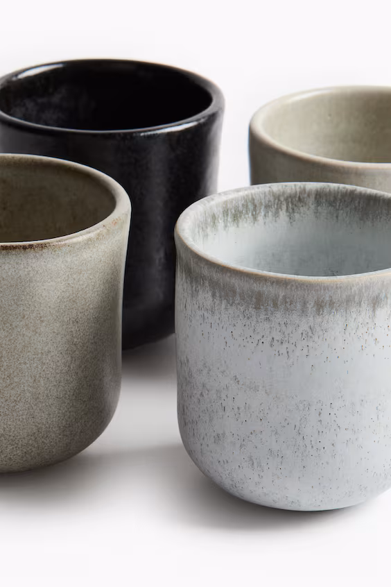 Набор из 4 чашек для эспрессо