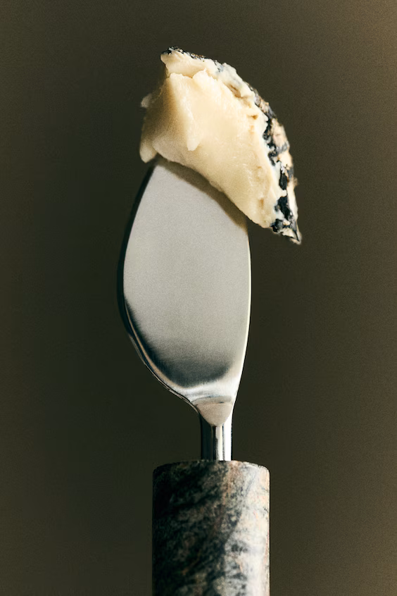 Набор из 3 ножей для сыра с мраморной ручкой