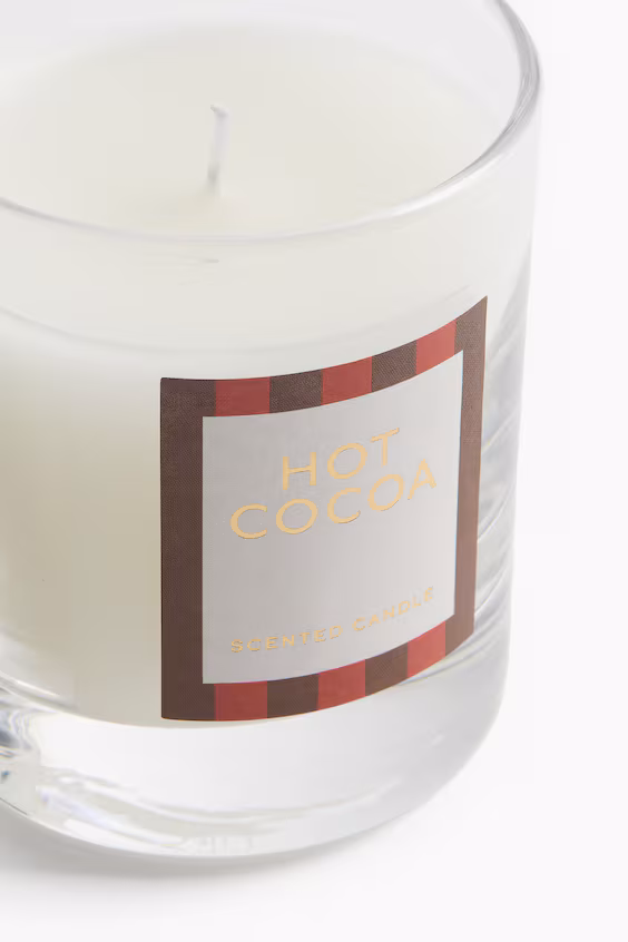 Ароматическая свеча в стеклянном сосуде h&m