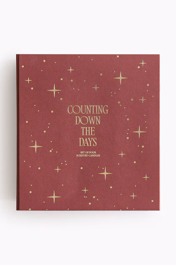 Набор из 4 ароматических свечей в подарочной коробке