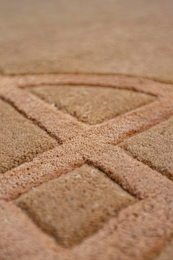 Ковер gatsby deco с окантовкой из шерсти