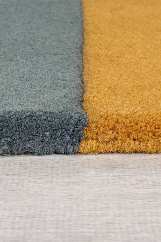 Абстрактный шерстяной ковер lozenge