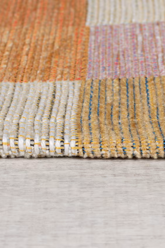 Геометрический ковер riley в блочном дизайне