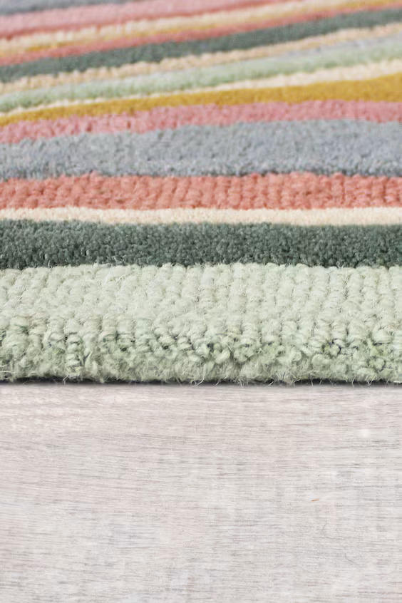 Коврик-раннер abstract flow wool