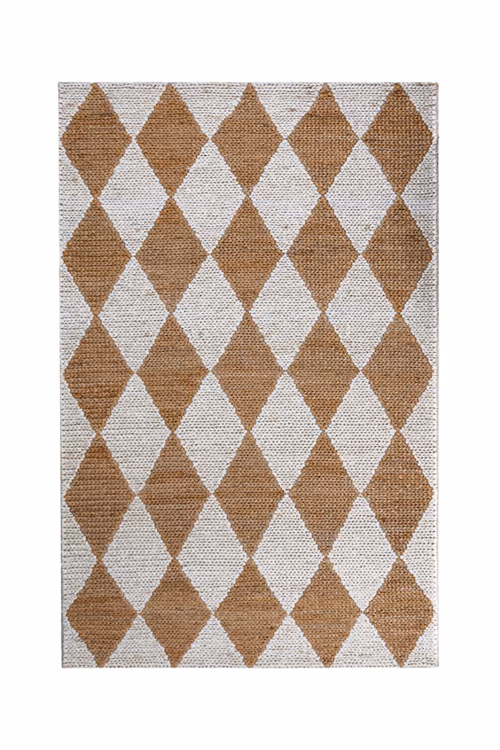 Коврик из джута effie diamond chunky