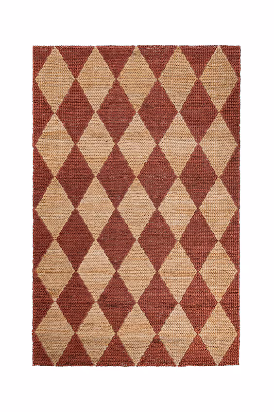 Коврик из джута effie diamond chunky