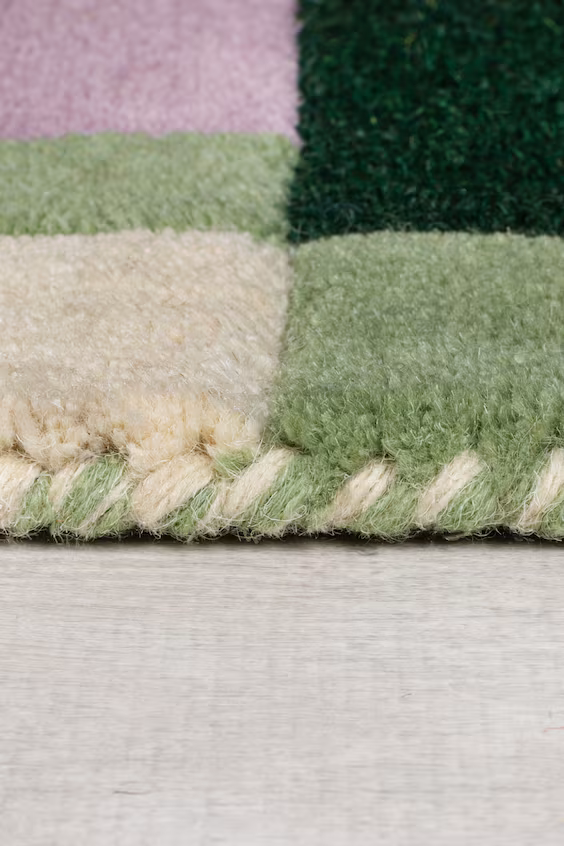 Беговой коврик kai wool с бархатным бордюром