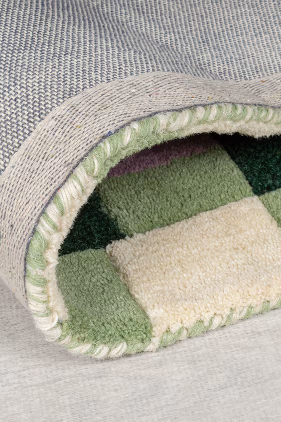 Беговой коврик kai wool с бархатным бордюром