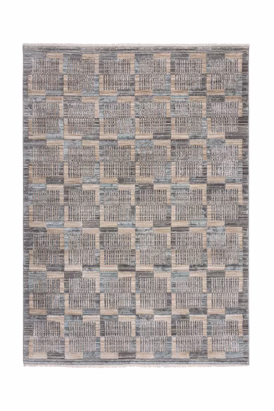 Геометрический коврик evelyn blocks