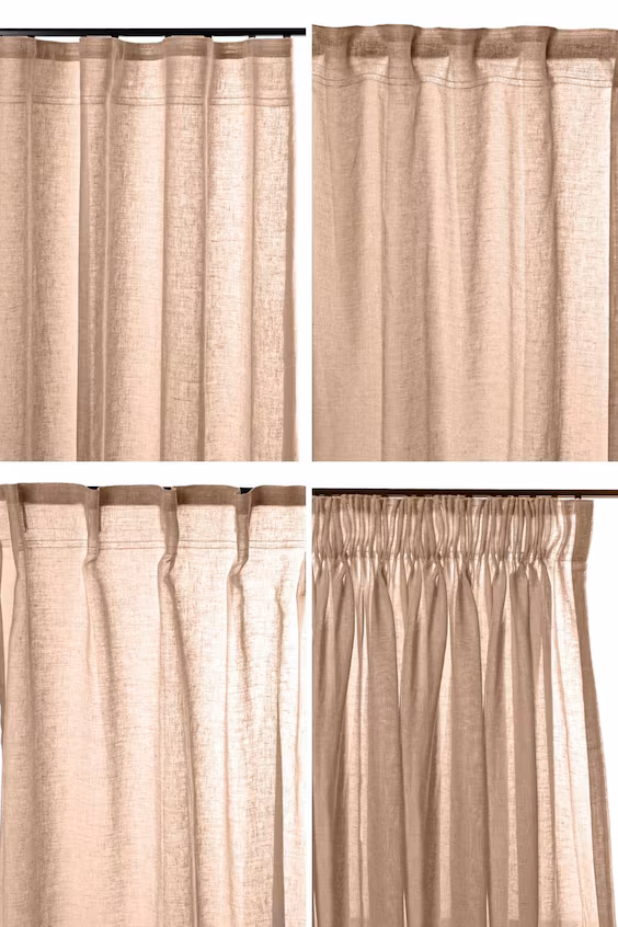 Набор из 1 шторы pack de 1 cortina larga saga