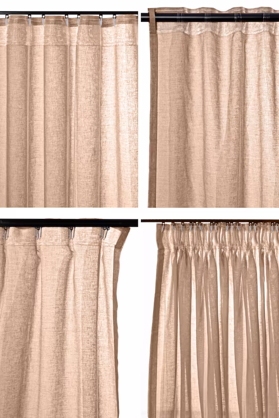 Набор из 1 шторы pack de 1 cortina larga saga