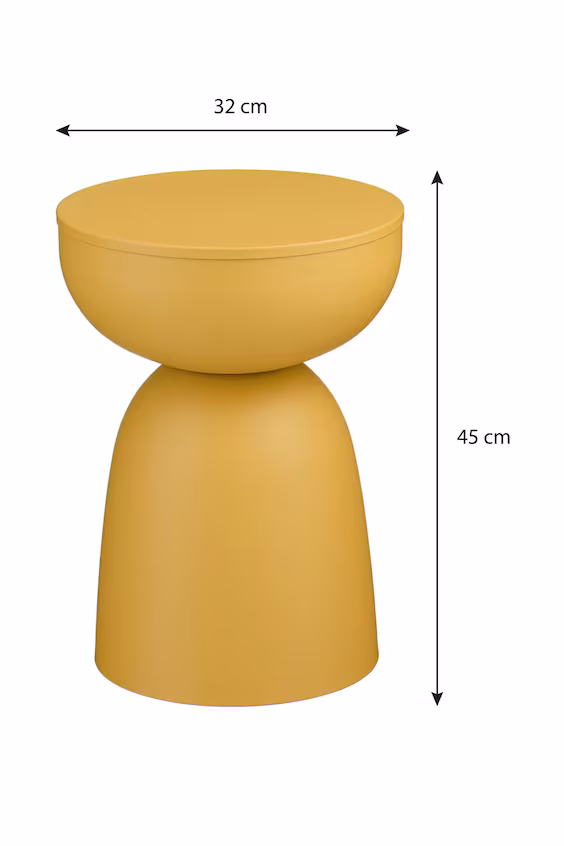 Металлический боковой столик