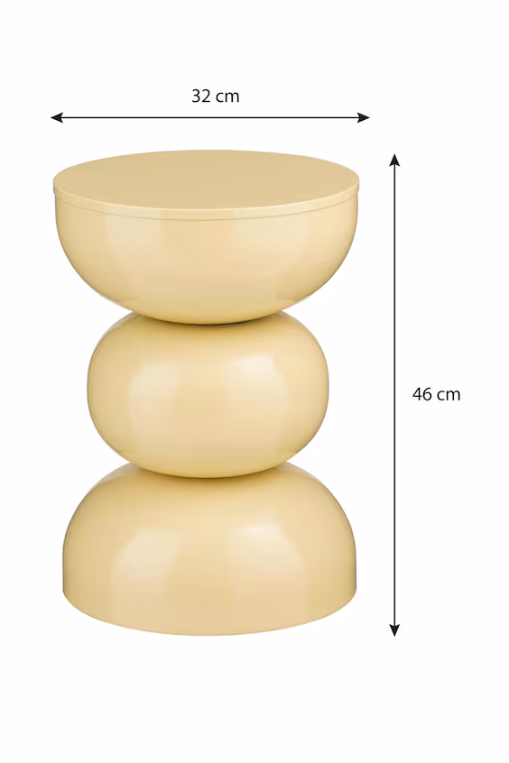 Металлический боковой столик