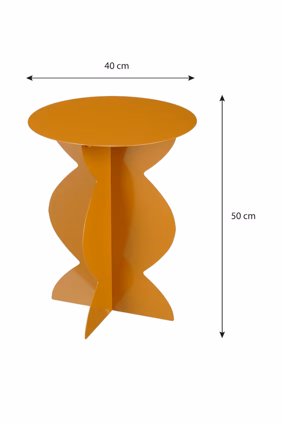 Металлический боковой столик