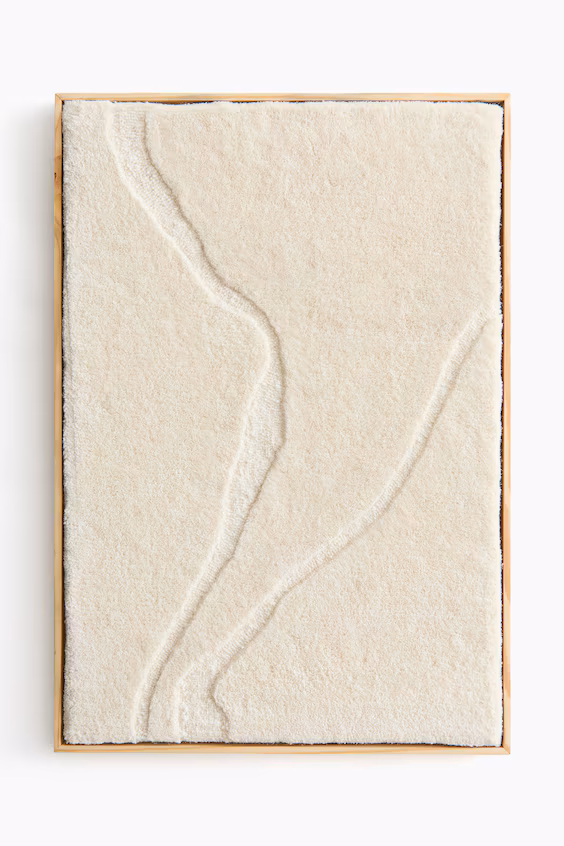 Большая стенная декорация из мягкой шерсти