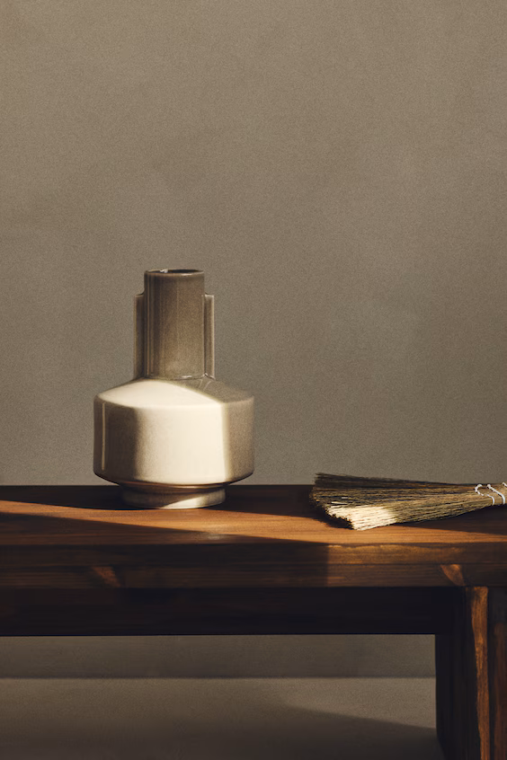 Глиняный кувшин 23 см с реактивной глазурью