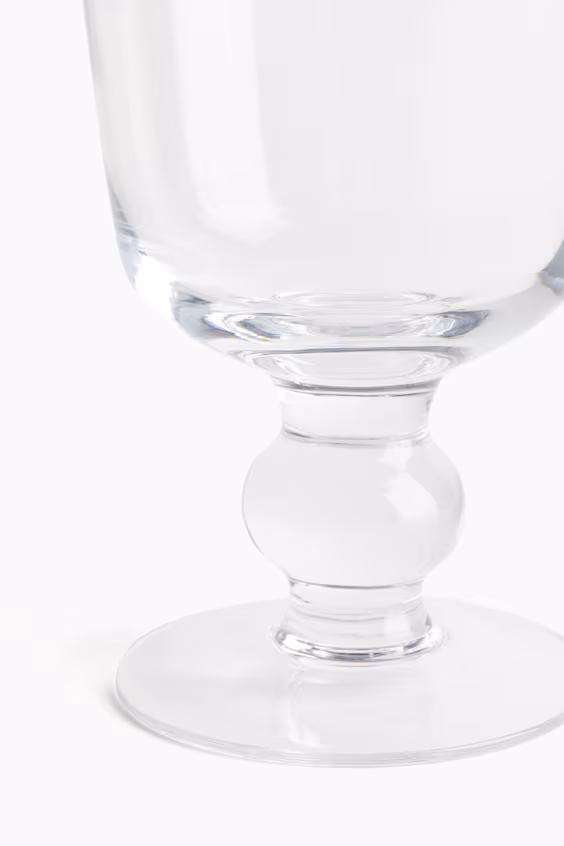 Банка из стекла с ножкой