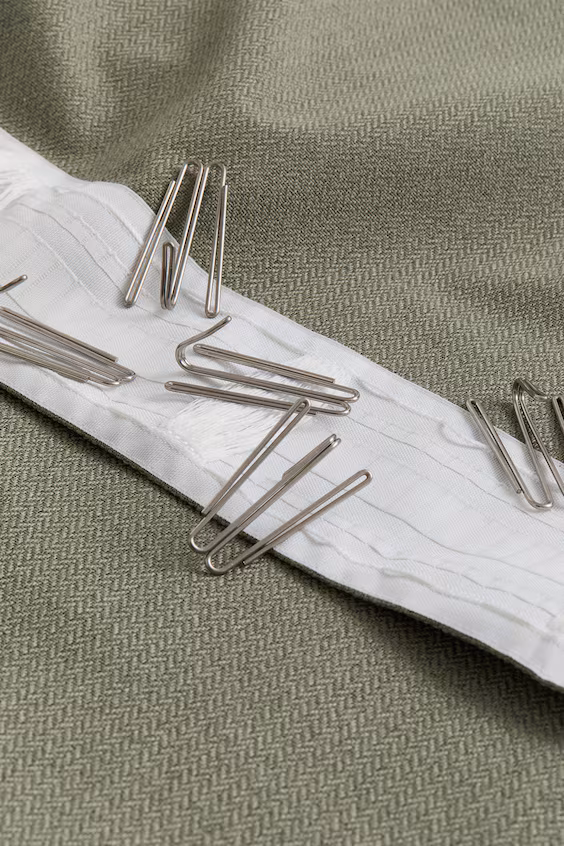 Набор из 2 штор с прослойкой экстра-длинные